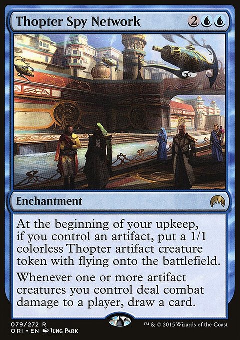Thopter Spy Network, Magic Origins #79, Magic: The Gathering card