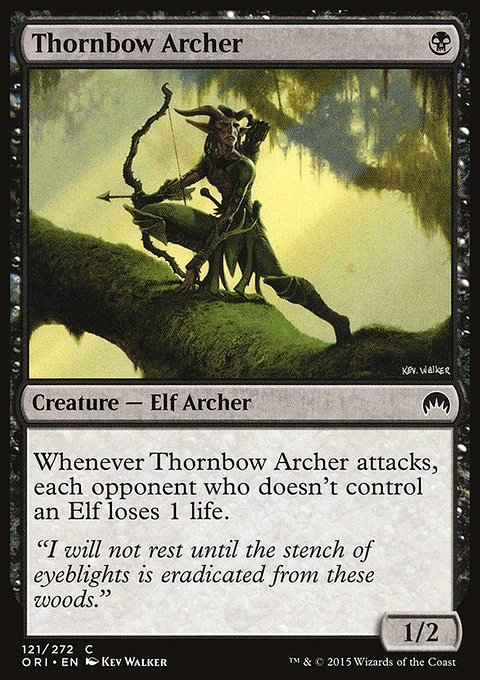Thornbow Archer, Magic Origins #121, Magic: The Gathering card