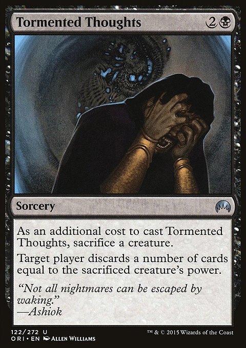 Tormented Thoughts, Magic Origins #122, Magic: The Gathering card