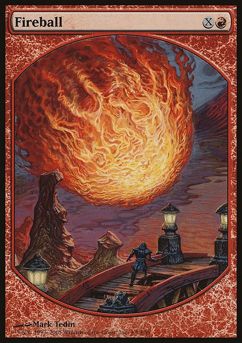 Fireball, Magic Player Rewards 2005 #3, Magic: The Gathering card