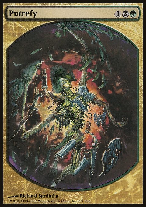 Putrefy, Magic Player Rewards 2006 #5, Magic: The Gathering card