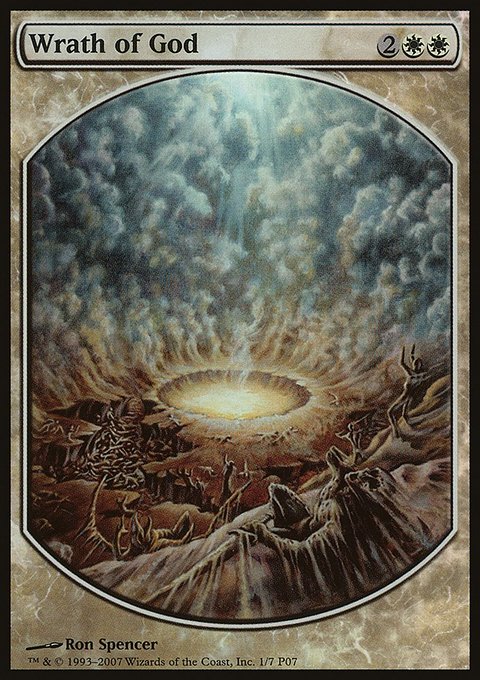 Wrath of God, Magic Player Rewards 2007 #1, Magic: The Gathering card