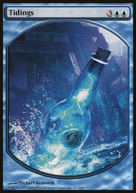 Tidings, Magic Player Rewards 2008 #2, Magic: The Gathering card