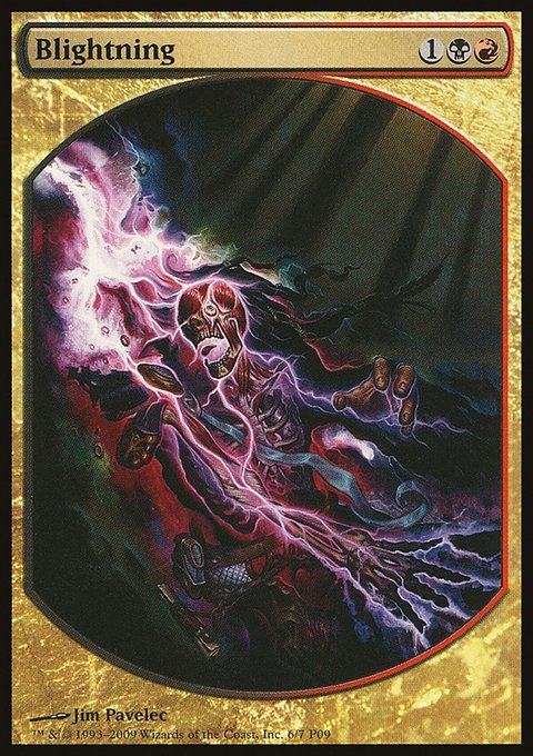 Blightning, Magic Player Rewards 2009 #6, Magic: The Gathering card