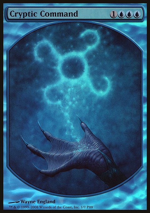 Cryptic Command, Magic Player Rewards 2009 #1, Magic: The Gathering card