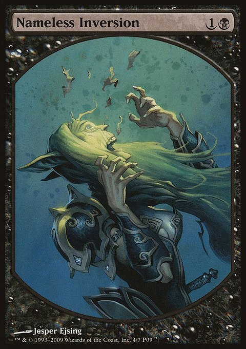 Nameless Inversion, Magic Player Rewards 2009 #4, Magic: The Gathering card