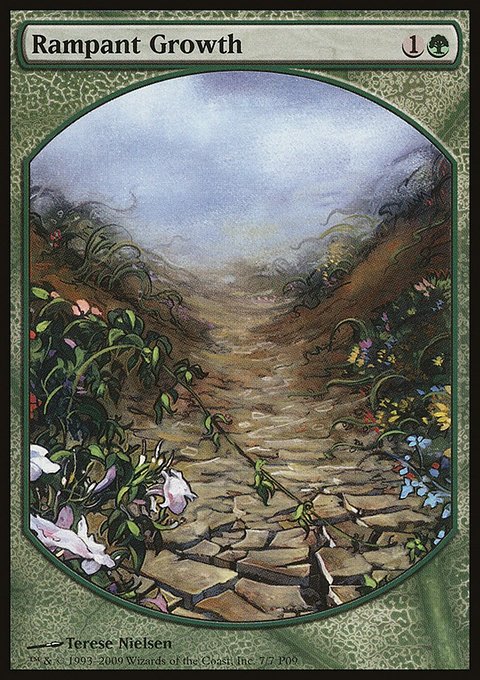 Rampant Growth, Magic Player Rewards 2009 #7, Magic: The Gathering card