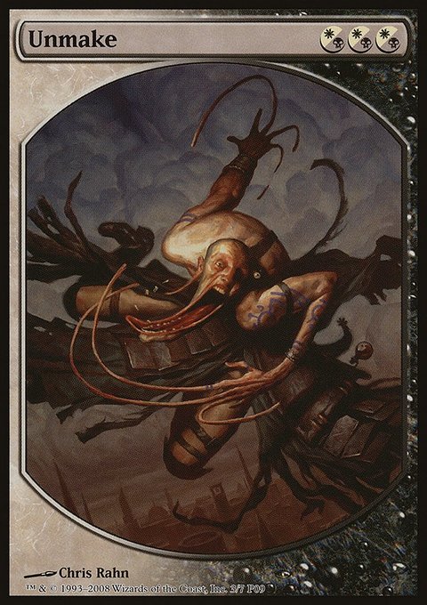 Unmake, Magic Player Rewards 2009 #3, Magic: The Gathering card