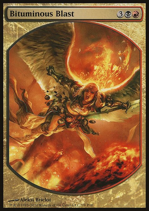 Bituminous Blast, Magic Player Rewards 2010 #7, Magic: The Gathering card