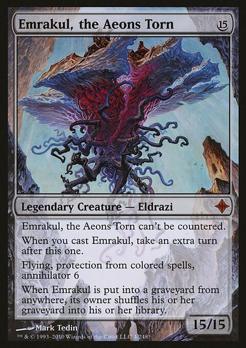 Emrakul, the Aeons Torn, Magic Player Rewards 2010 #4★, Magic: The Gathering card