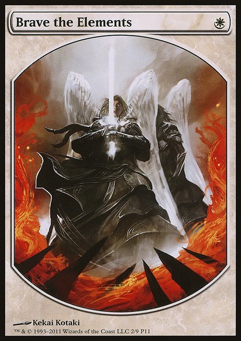Brave the Elements, Magic Player Rewards 2011 #2, Magic: The Gathering card
