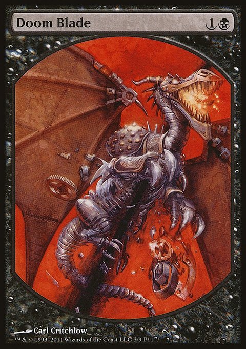 Doom Blade, Magic Player Rewards 2011 #3, Magic: The Gathering card