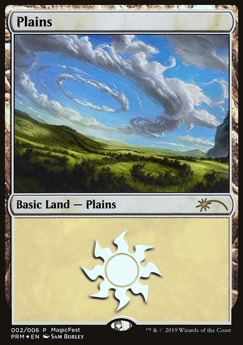 Plains, MagicFest 2019 #2, Magic: The Gathering card