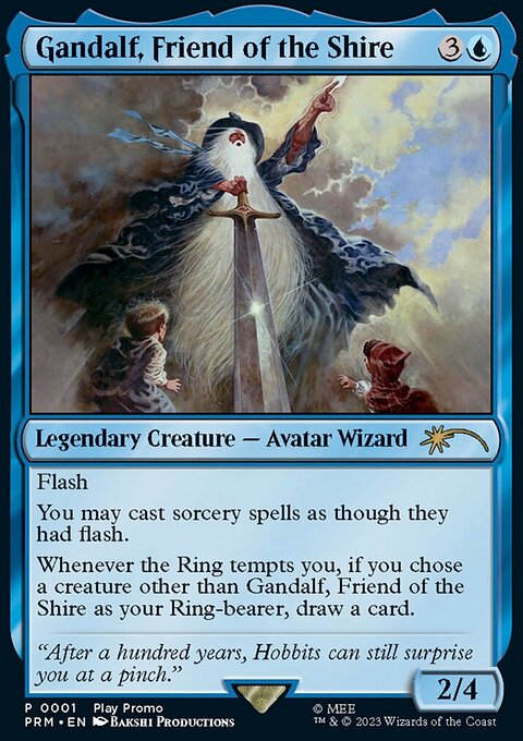 Gandalf, Friend of the Shire, MagicFest 2023 #1, Magic: The Gathering card
