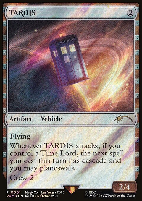 TARDIS, MagicFest 2023 #4, Magic: The Gathering card