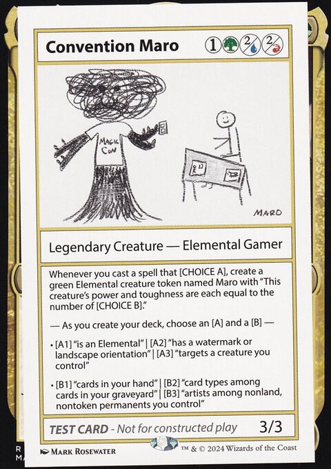 Convention Maro, MagicFest 2024 #2, Magic: The Gathering card