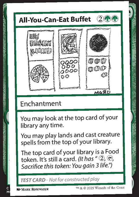 All-You-Can-Eat Buffet, MagicFest 2025 #8, Magic: The Gathering card