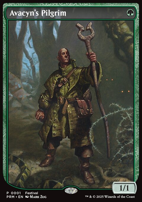 Avacyn's Pilgrim, MagicFest 2025 #1F, Magic: The Gathering card