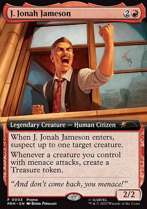 J. Jonah Jameson, MagicFest 2025 #17, Magic: The Gathering card
