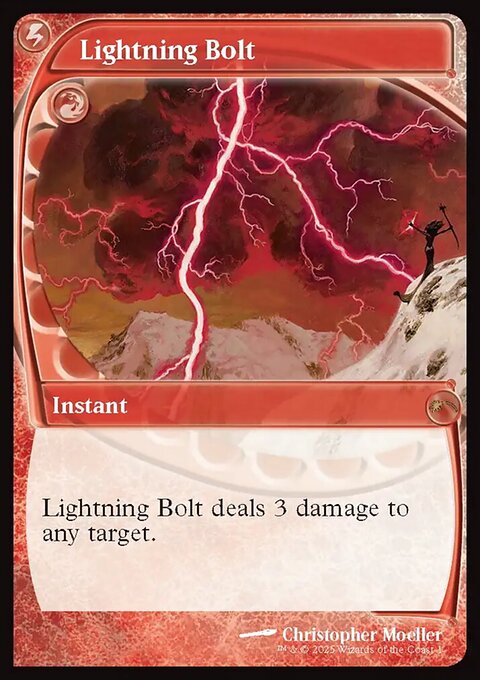Lightning Bolt, MagicFest 2025 #13, Magic: The Gathering card