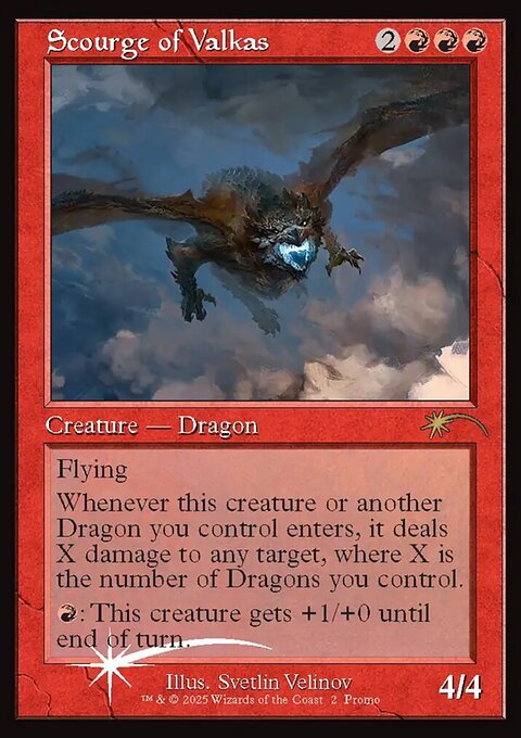 Scourge of Valkas, MagicFest 2025 #14, Magic: The Gathering card