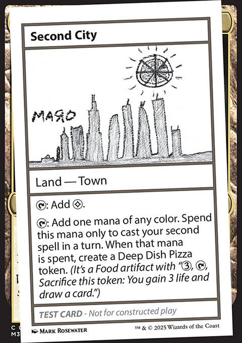 Second City, MagicFest 2025 #4, Magic: The Gathering card