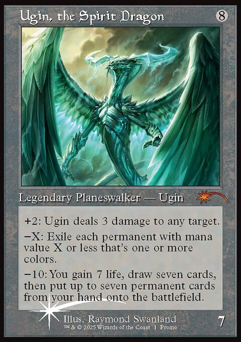 Ugin, the Spirit Dragon, MagicFest 2025 #6, Magic: The Gathering card