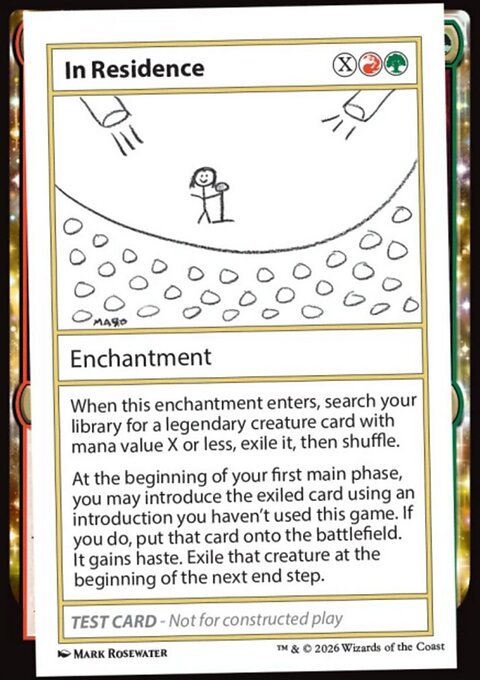 In Residence, MagicFest 2026 #6, Magic: The Gathering card