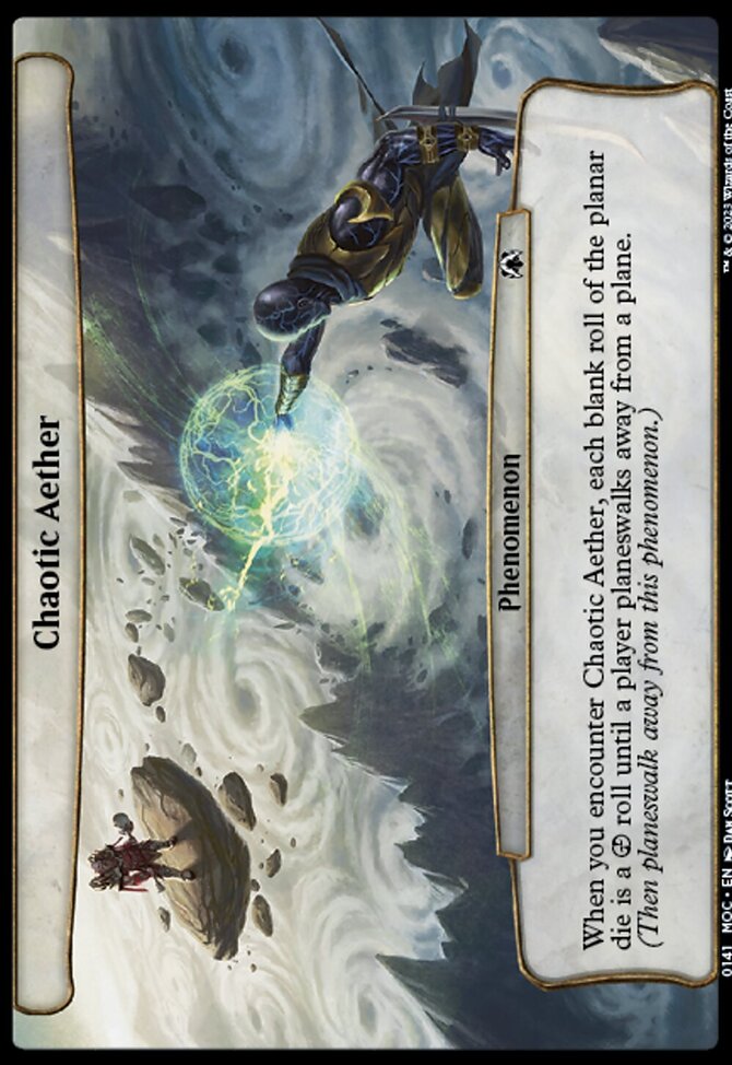 Chaotic Aether, March of the Machine Commander #141, Magic: The Gathering card