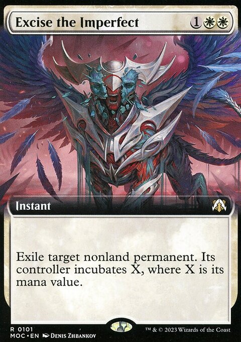 Excise the Imperfect, March of the Machine Commander #101, Magic: The Gathering card
