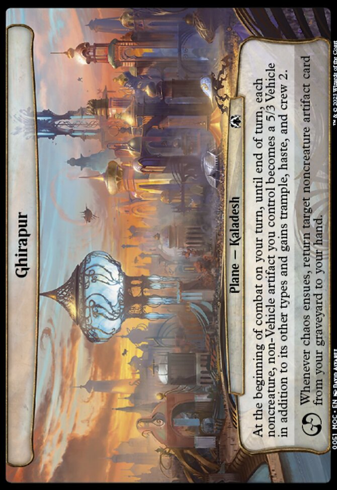 Ghirapur, March of the Machine Commander #51, Magic: The Gathering card