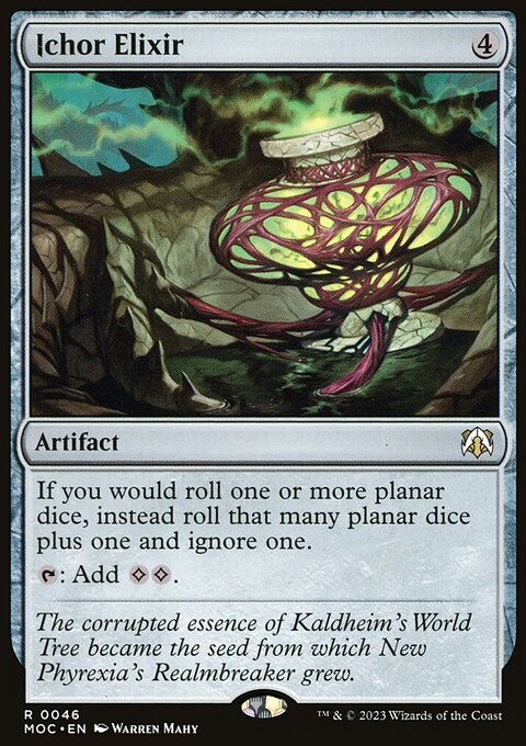 Ichor Elixir, March of the Machine Commander #46, Magic: The Gathering card