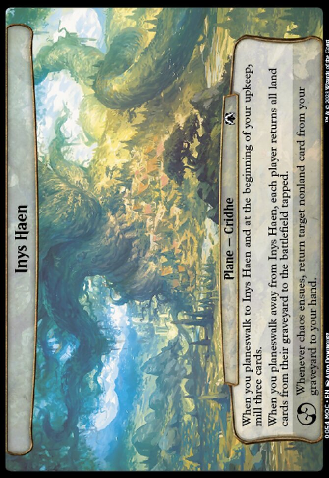 Inys Haen, March of the Machine Commander #54, Magic: The Gathering card