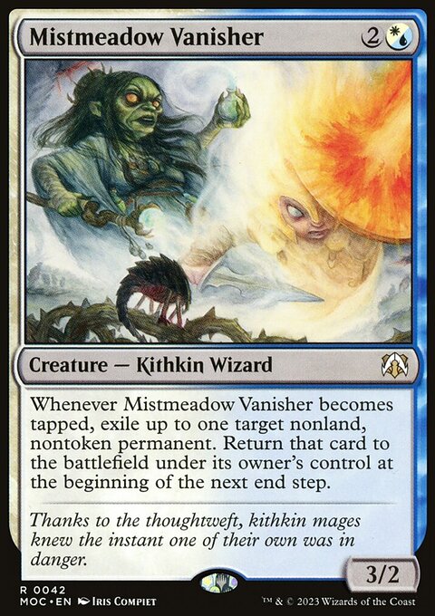 Mistmeadow Vanisher, March of the Machine Commander #42, Magic: The Gathering card