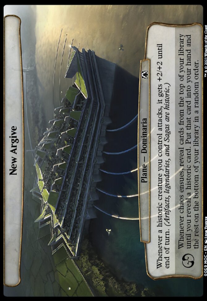 New Argive, March of the Machine Commander #59, Magic: The Gathering card