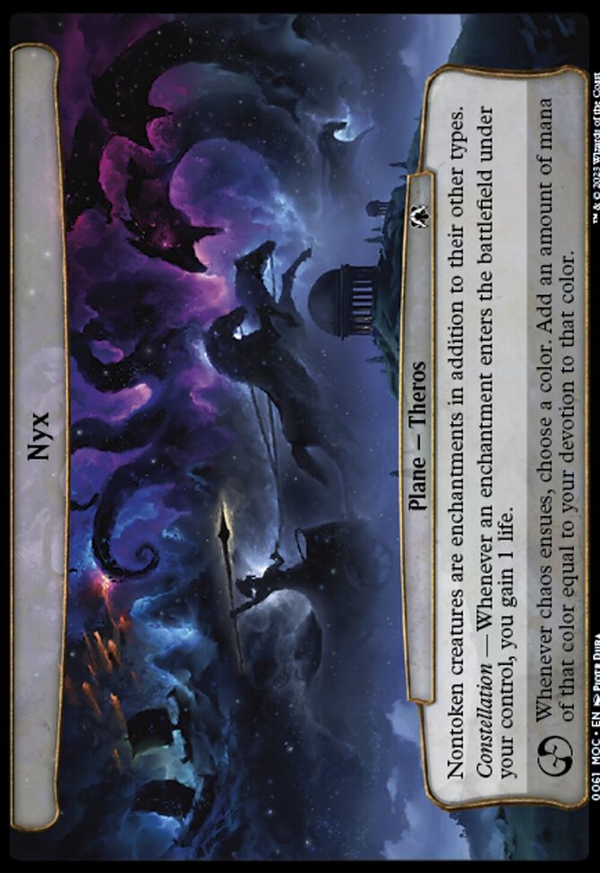 Nyx, March of the Machine Commander #61, Magic: The Gathering card