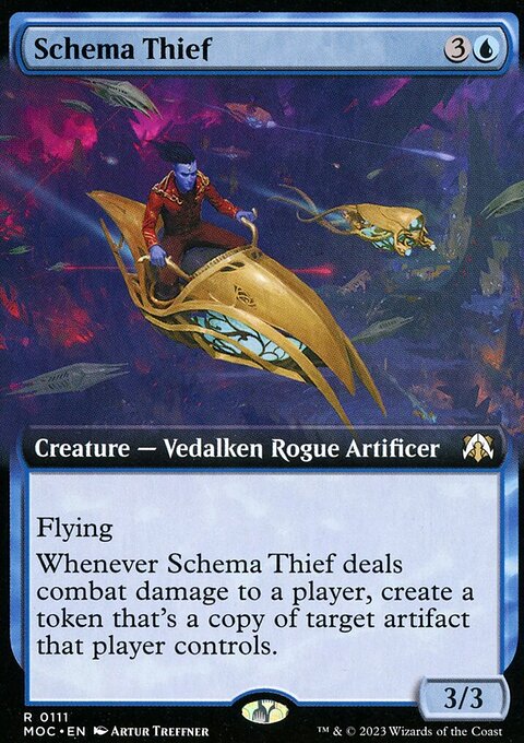 Schema Thief, March of the Machine Commander #111, Magic: The Gathering card