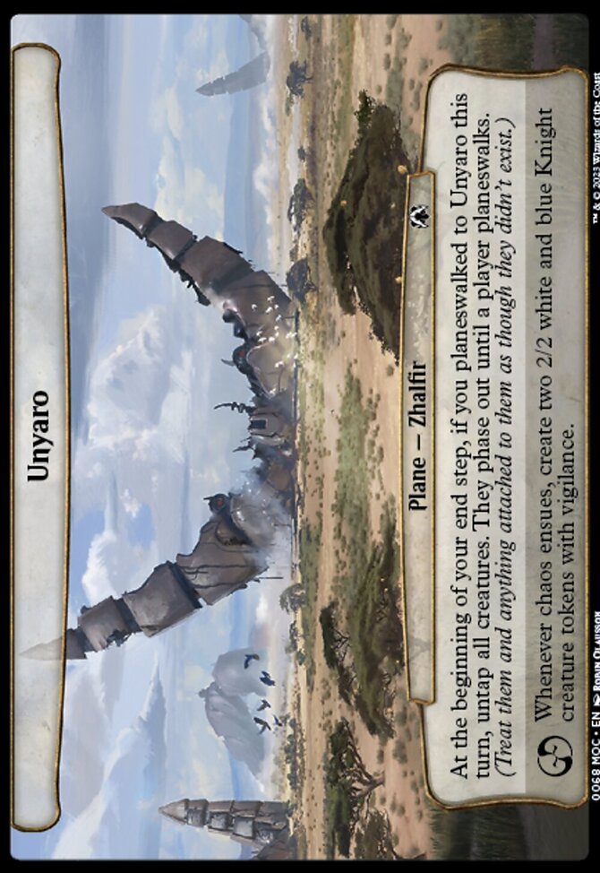 Unyaro, March of the Machine Commander #68, Magic: The Gathering card