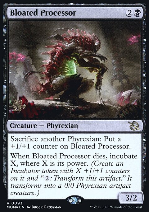 Bloated Processor, March of the Machine Promos #93s, Magic: The Gathering card