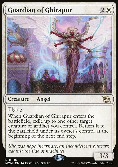 Guardian of Ghirapur, March of the Machine Promos #16p, Magic: The Gathering card