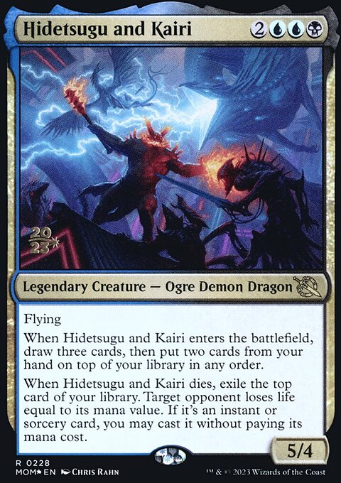 Hidetsugu and Kairi, March of the Machine Promos #228s, Magic: The Gathering card