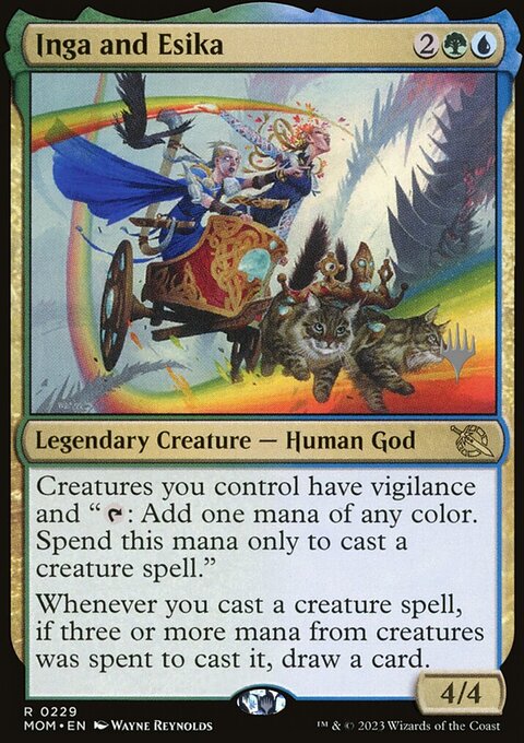 Inga and Esika, March of the Machine Promos #229p, Magic: The Gathering card
