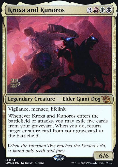 Kroxa and Kunoros, March of the Machine Promos #245s, Magic: The Gathering card