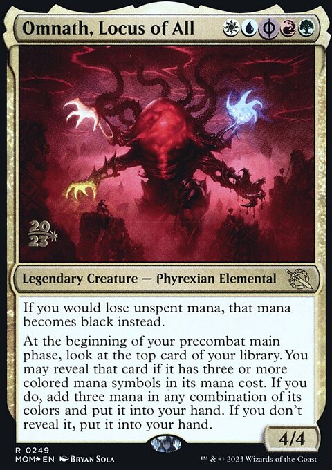 Omnath, Locus of All, March of the Machine Promos #249s, Magic: The Gathering card