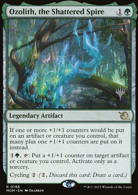 Ozolith, the Shattered Spire, March of the Machine Promos #198p, Magic: The Gathering card