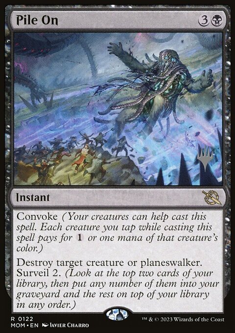 Pile On, March of the Machine Promos #122p, Magic: The Gathering card
