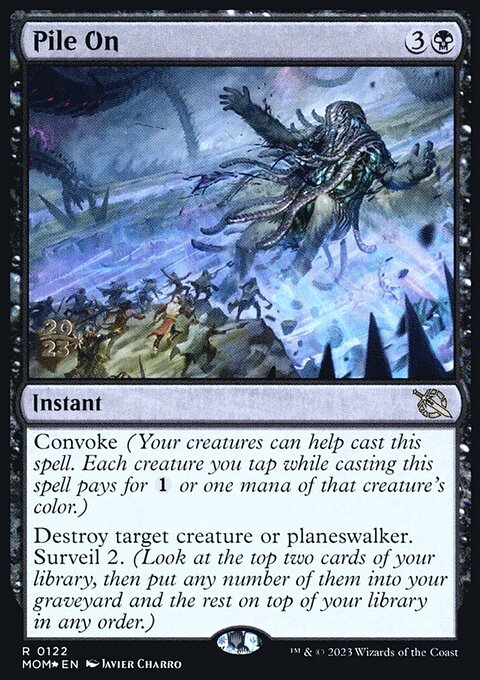 Pile On, March of the Machine Promos #122s, Magic: The Gathering card