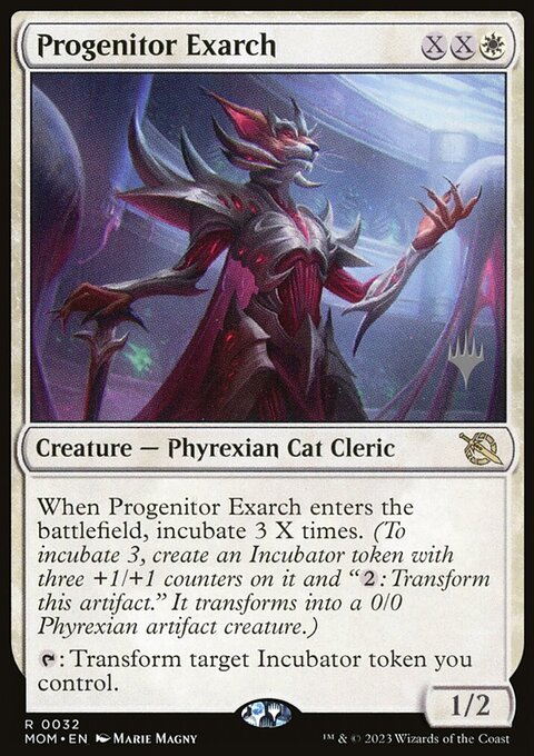 Progenitor Exarch, March of the Machine Promos #32p, Magic: The Gathering card