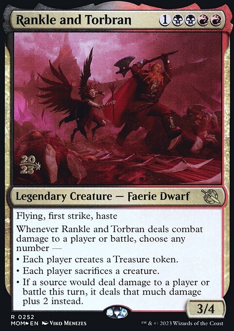 Rankle and Torbran, March of the Machine Promos #252s, Magic: The Gathering card