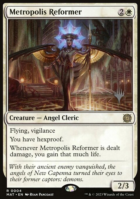 Metropolis Reformer, March of the Machine: The Aftermath Promos #4p, Magic: The Gathering card